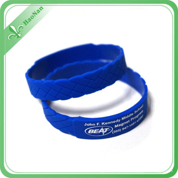 Design de moda personalizado novo estilo colorido Silicone Wristband para atacado